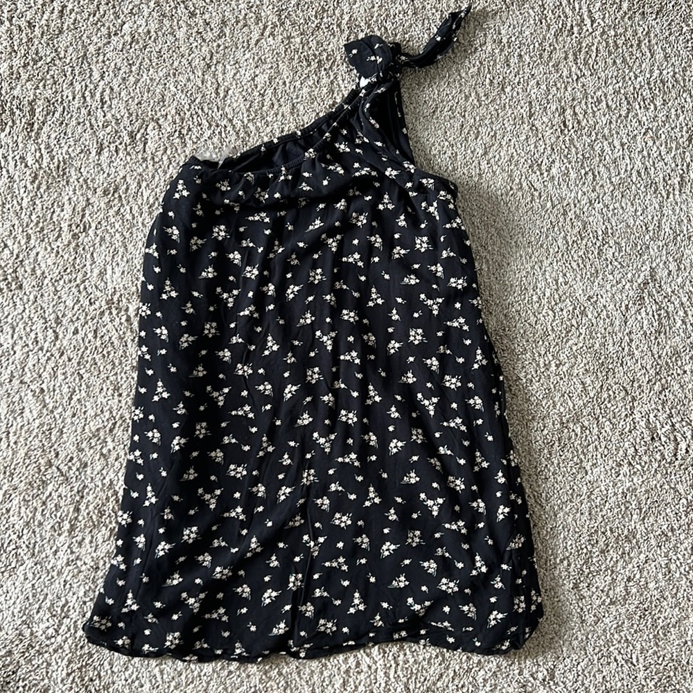 American Eagle One Shoulder Floral Dress